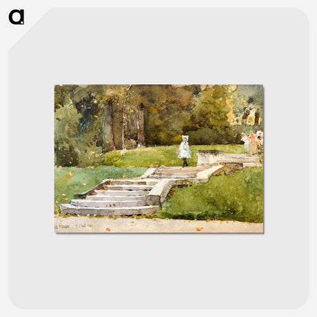 アートポストカード-Saint-Cloud - フレデリック チャイルド ハッサム Postcard.