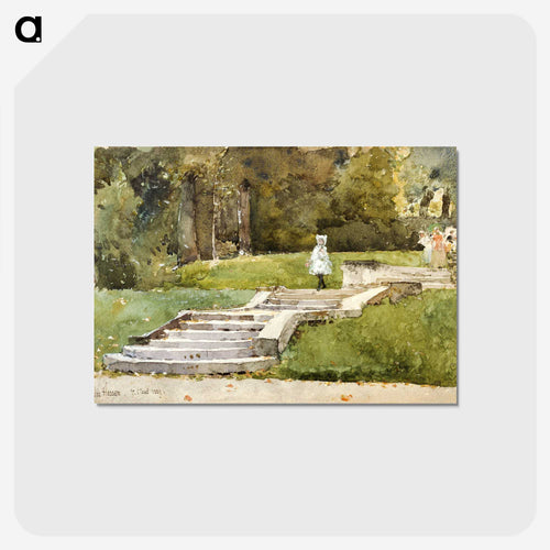 Saint-Cloud - フレデリック チャイルド ハッサム Postcard.