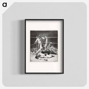 アートポスター-Counted out, first stone - ジョージ ベローズ Poster.