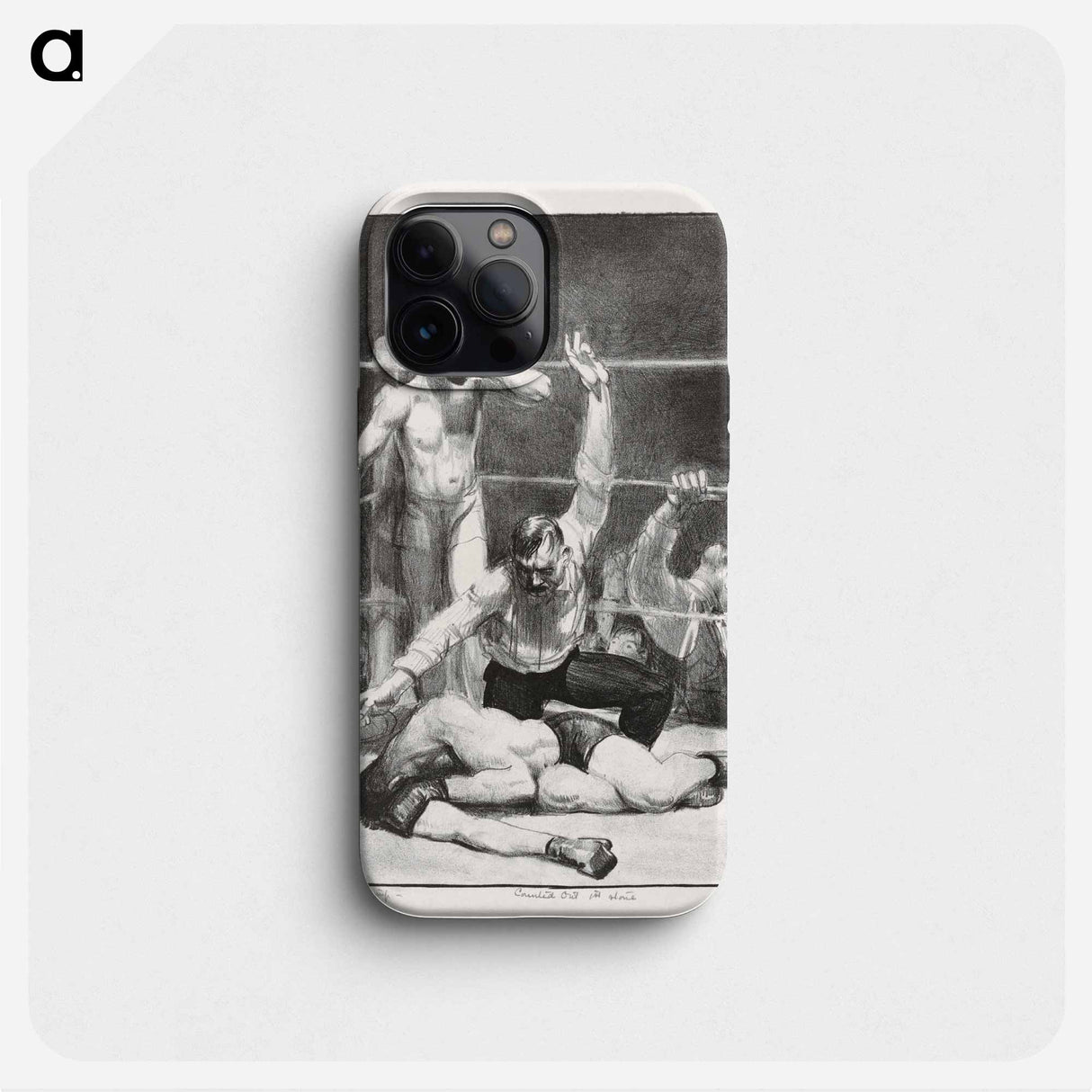 Counted out, first stone - George Bellows Phone Case.