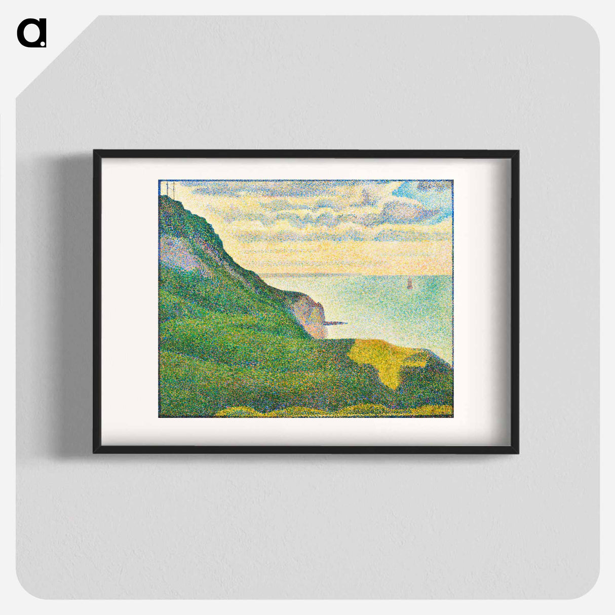 Seascape at Port-en-Bessin, Normandy - Georges Seurat Poster.