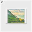 アートポストカード-Seascape at Port-en-Bessin, Normandy - ジョルジュ スーラ Postcard.