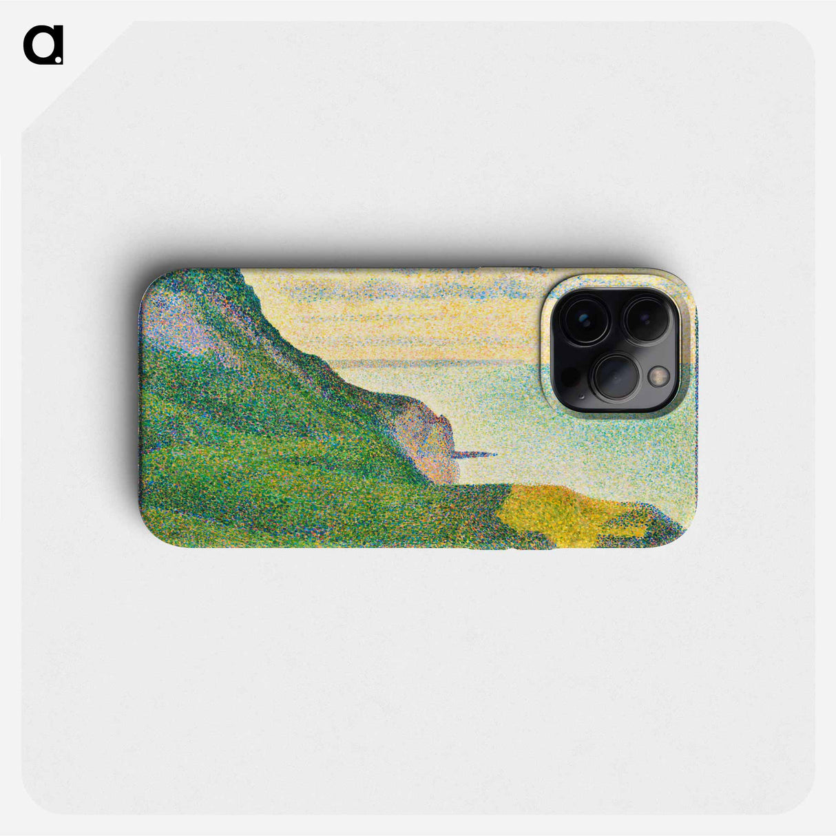 Seascape at Port-en-Bessin, Normandy - ジョルジュ スーラ Phone Case.