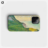 Seascape at Port-en-Bessin, Normandy - Georges Seurat Phone Case.