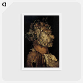 アートポストカード-Earth - ジュゼッペ アルチンボルド Postcard.