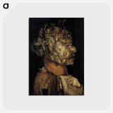 アートポストカード-Earth - ジュゼッペ アルチンボルド Postcard.