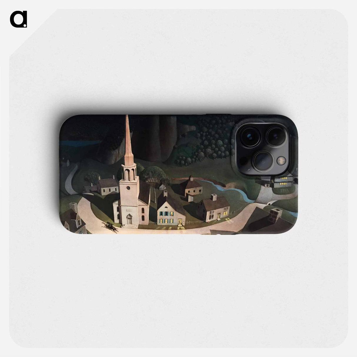 Midnight Ride of Paul Revere - グラント ウッド Phone Case.