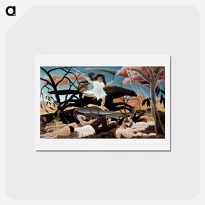 アートポストカード-War - アンリ ルソー Postcard.