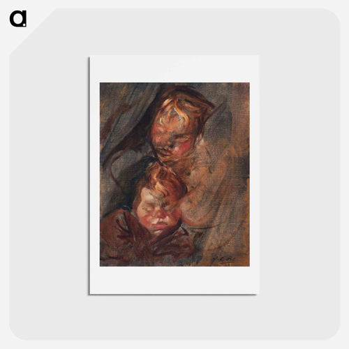 Heads of Children
 - Jacques Emile Blanche Postcard.
