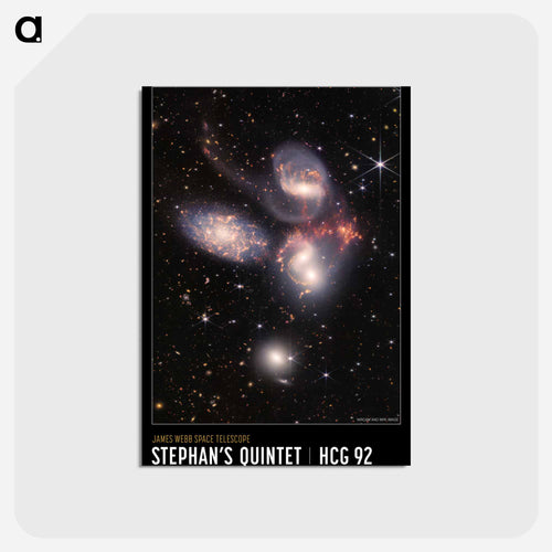 Stephan's Quintet
 - ジェームズ ウェッブ宇宙望遠鏡 Postcard.