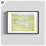 Woman Lying in the Dunes near Noordwijk - Jan Toorop Poster.
