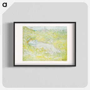 アートポスター-Woman Lying in the Dunes near Noordwijk - ヤン・トゥーロップ Poster.
