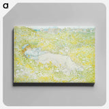 Woman Lying in the Dunes near Noordwijk - Jan Toorop Canvas.