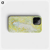 Woman Lying in the Dunes near Noordwijk - Jan Toorop Phone Case.