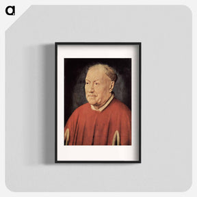 アートポスター-Portrait of Cardinal Albergati - ヤン ファン エイク Poster.