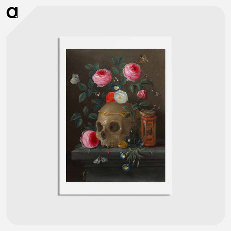 アートポストカード-Vanitas Still Life
 - ヤン ファン ケッセル Postcard.