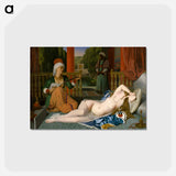 アートポストカード-Odalisque
 - ジャン オーギュスト ドミニク アングル Postcard.