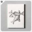 アートパネル-Three fishes - ジャン ベルナール Canvas.