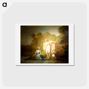 アートポストカード-Shepherds of Arcadia - ジャン フランソワ ミレー Postcard.