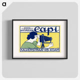 Fotoartikelen Capi; Kalverstraat 115 Amsterdam by Johann Georg van Caspel - ヨハン ヘオルフ ファン カスペル Poster.