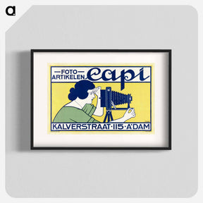 アートポスター-Fotoartikelen Capi; Kalverstraat 115 Amsterdam by Johann Georg van Caspel - ヨハン ヘオルフ ファン カスペル Poster.