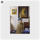 1-9_Johannes-Vermeer_postcard