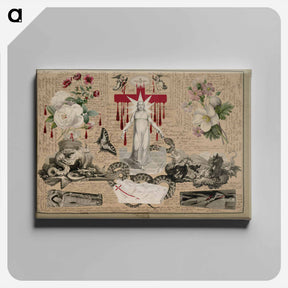 アートパネル-Victorian Blood Book
 - ジョン ビングリー ガーランド Canvas.