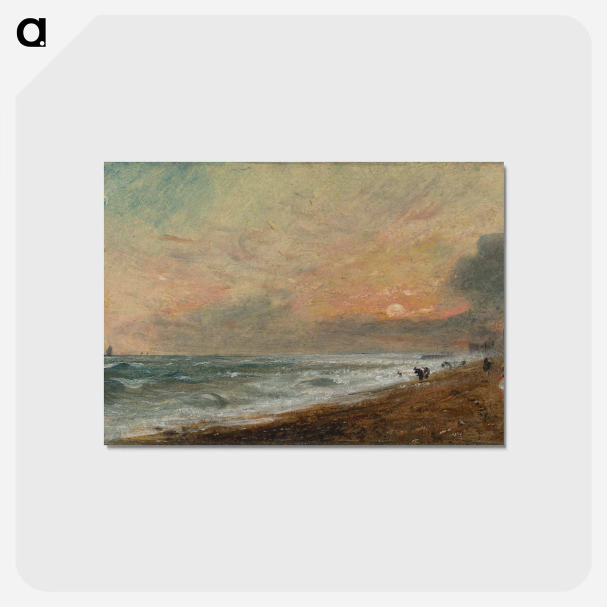 アートポストカード-Hove Beach
 - ジョン コンスタブル Postcard.