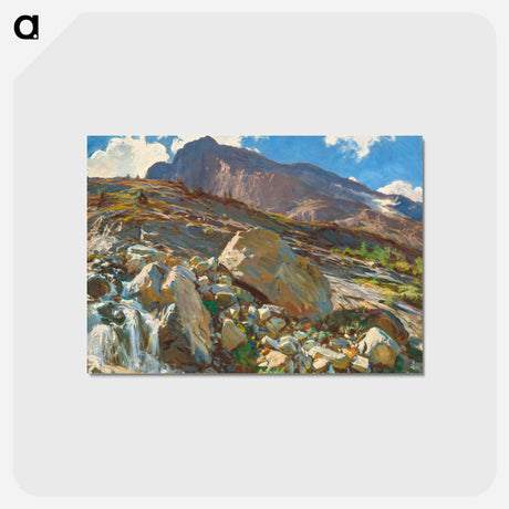 アートポストカード-Simplon Pass - ジョン シンガー サージェント Postcard.