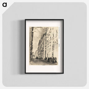 アートポスター-The Street of Cervantés and Lope de Vega, Madrid
 - ジョセフ ペネル Poster.