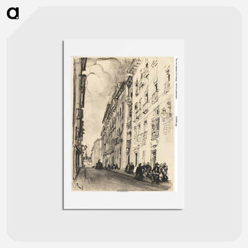 The Street of Cervantés and Lope de Vega, Madrid
 - ジョセフ ペネル Postcard.