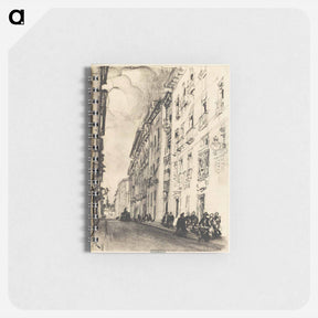 アートメモ帳-The Street of Cervantés and Lope de Vega, Madrid
 - ジョセフ ペネル Memo.