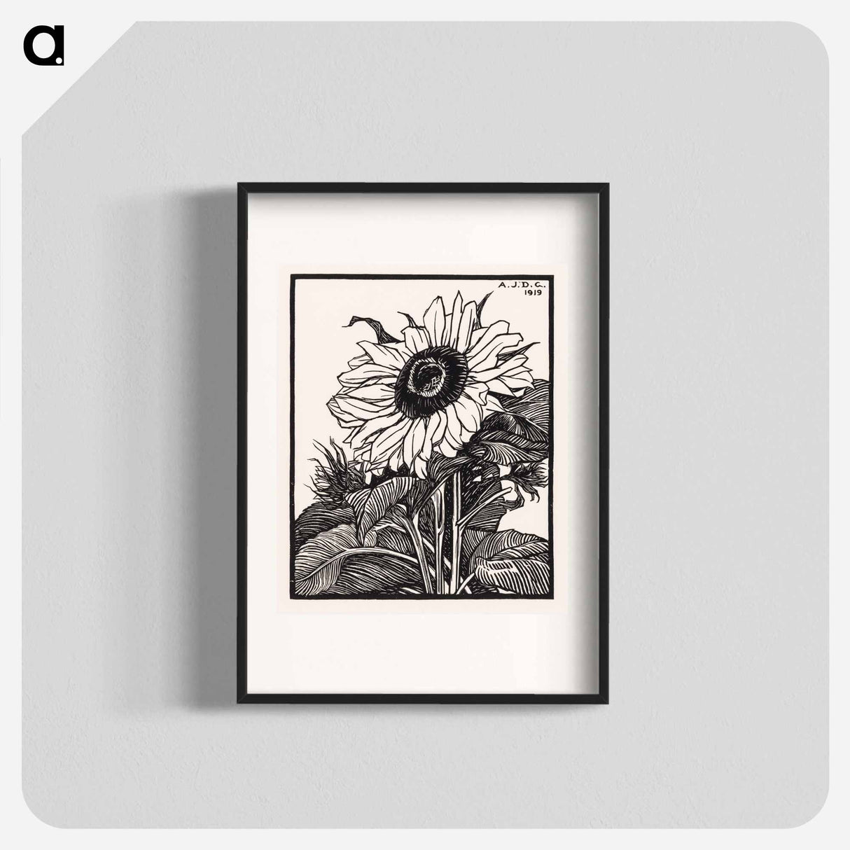 Sunflower - Julie de Grague Poster.