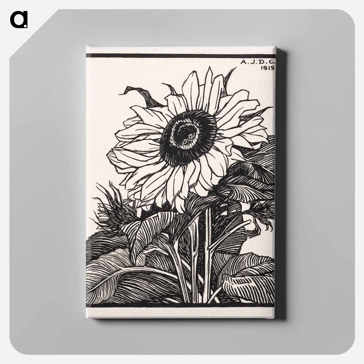 Sunflower - ジュリー デ グラーグ Canvas.