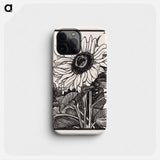 Sunflower - Julie de Graag Phone Case.