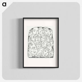 アートポスター-Maskers - レオ ヘステル Poster.