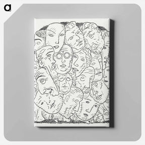 アートパネル-Maskers - レオ ヘステル Canvas.