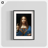 Salvator Mundi - Leonardo da Vinci Poster.