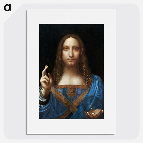 Salvator Mundi - Leonardo da Vinci Poster.