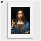 Salvator Mundi - Leonardo da Vinci Poster.