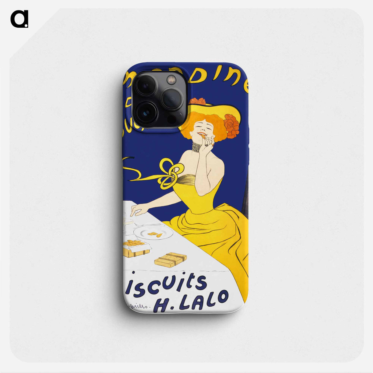 Woman eating almond cookies - レオネット カピエッロ Phone Case.