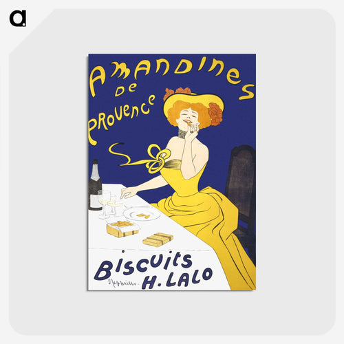Woman eating almond cookies - レオネット カピエッロ Postcard.