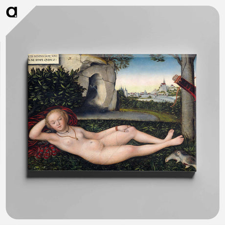 アートパネル-The Nymph of the Spring
 - ルーカス クラナッハ Canvas.