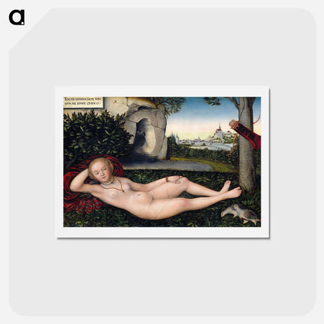 アートポストカード-The Nymph of the Spring
 - ルーカス クラナッハ Postcard.