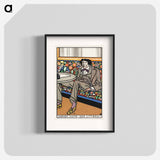 Viennese Café: The Man of Letters - Moritz Jung Poster.