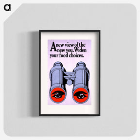 アートポスター-Binocular Vision Advertisement
 - 国立医学図書館 Poster.