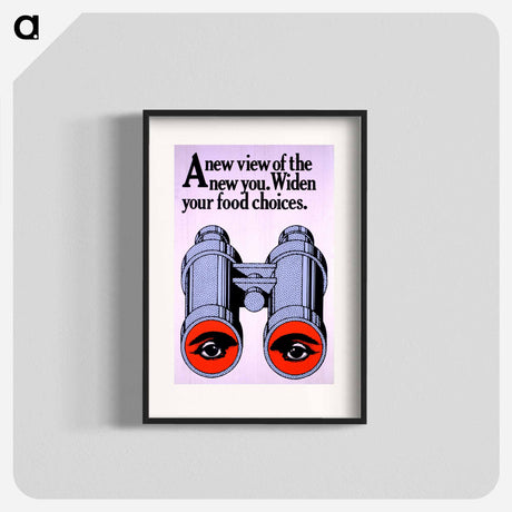 アートポスター-Binocular Vision Advertisement
 - 国立医学図書館 Poster.