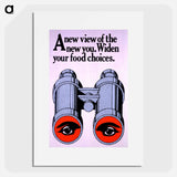 アートポスター-Binocular Vision Advertisement
 - 国立医学図書館 Poster.