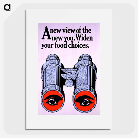 アートポスター-Binocular Vision Advertisement
 - 国立医学図書館 Poster.