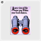 アートポストカード-Binocular Vision Advertisement
 - 国立医学図書館 Postcard.